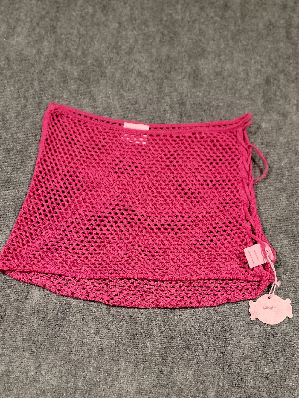 Voight Bon Bon Collection Crochet Swim Coverup 100% Cotton Size 1X/2X NWT!